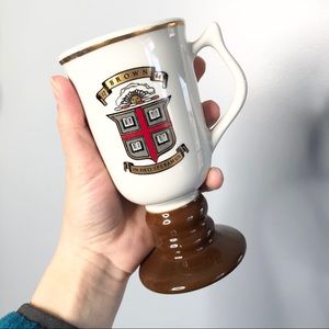Vintage Brown University Mug